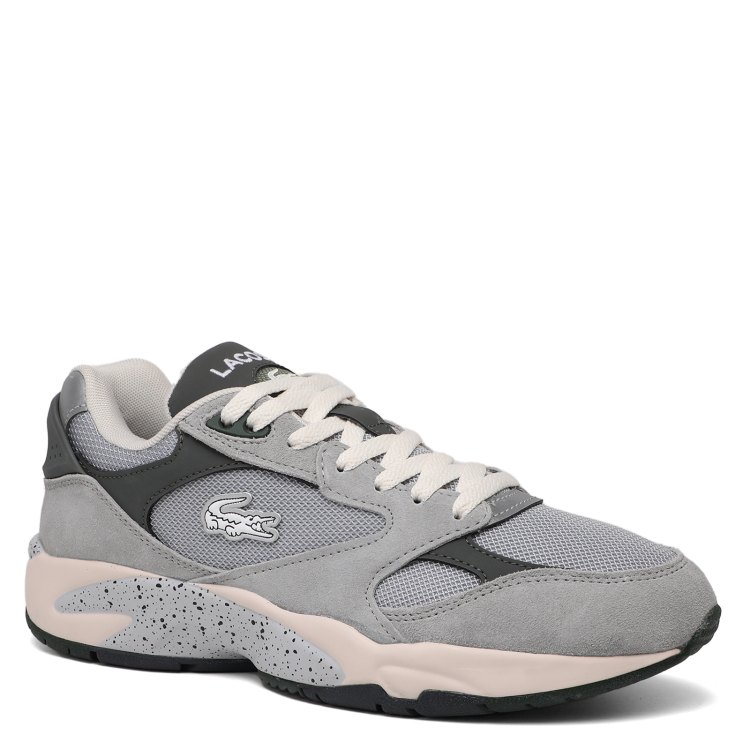 

Кроссовки мужские Lacoste 746SMA0011 серые 40.5 EU, Серый, 746SMA0011