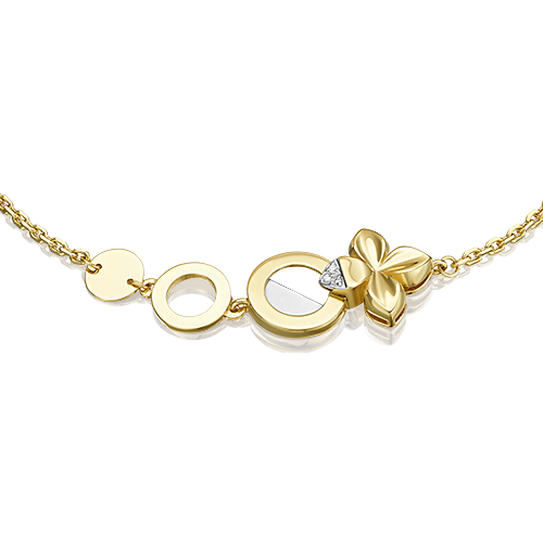 

Браслет из комбинированного золота с бриллиантом р. 17 PLATINA jewelry 05-0728-00-101-1121, 05-0728-00-101-1121_p