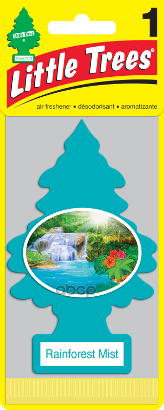 

Ароматизатор в машину LITTLE TREES U1P10106RUSS Тропический туман