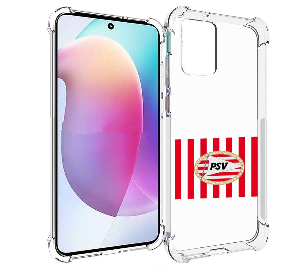 

Чехол MyPads фк псв голландия мужской для Motorola Edge 30 Neo, Прозрачный, Tocco