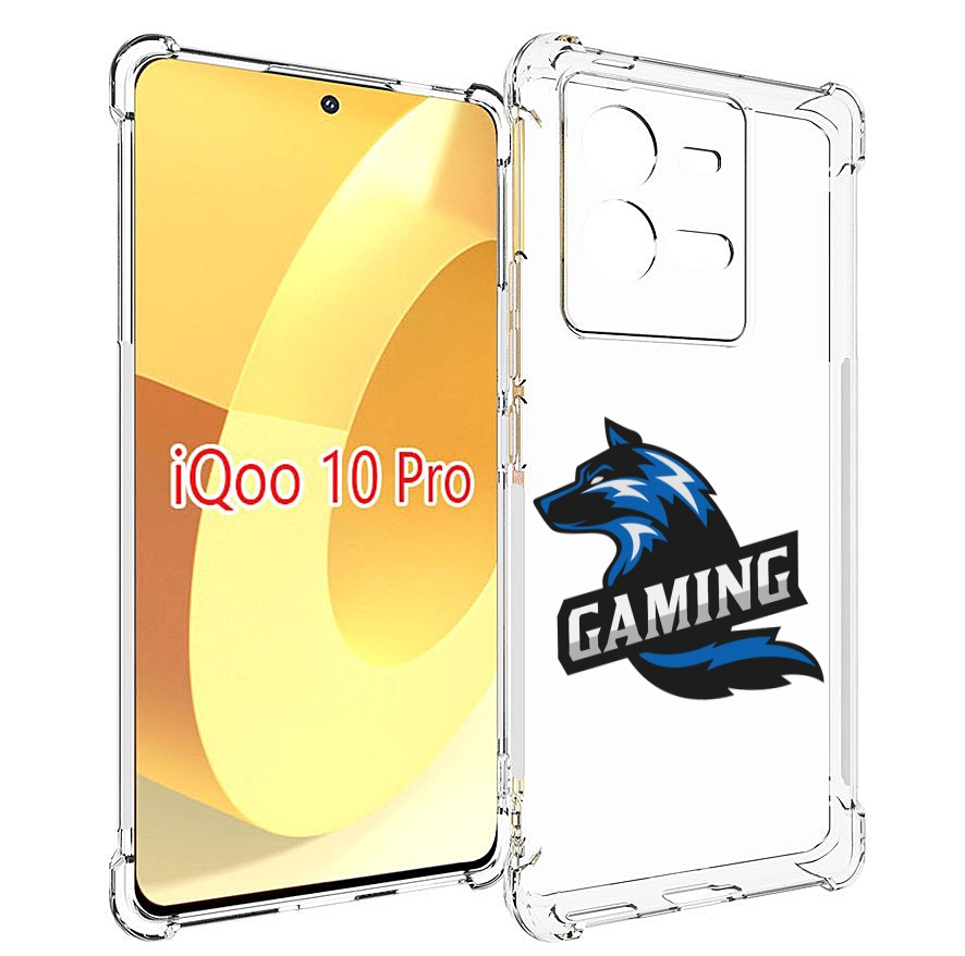 

Чехол MyPads Gaming мужской для Vivo iQOO 10 Pro, Прозрачный, Tocco