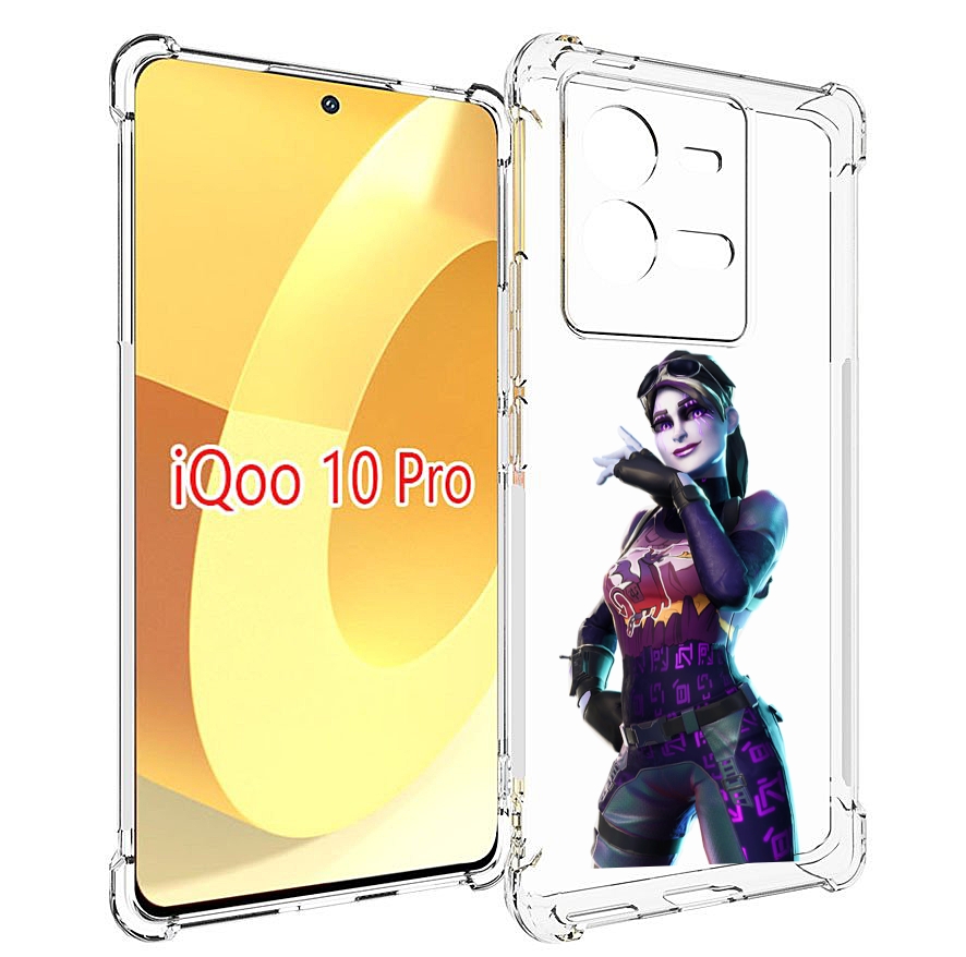 

Чехол MyPads Fortnite-3 для Vivo iQOO 10 Pro, Прозрачный, Tocco