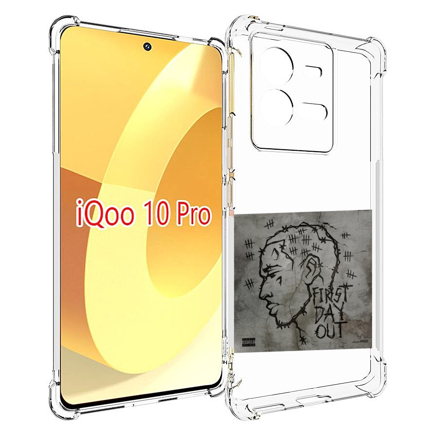 

Чехол MyPads First Day Out для Vivo iQOO 10 Pro, Прозрачный, Tocco