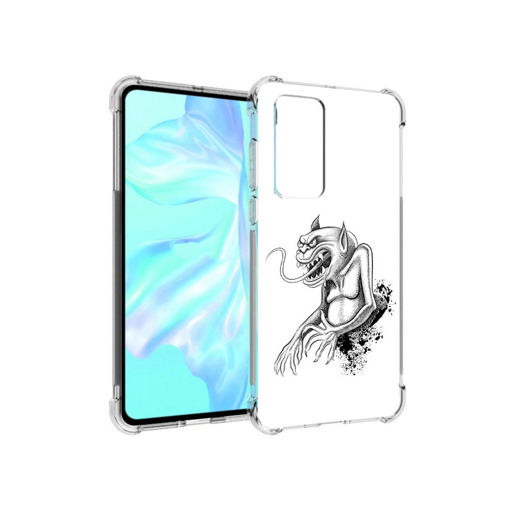 

Чехол MyPads Tocco для Huawei P40 чорт, Прозрачный, Tocco