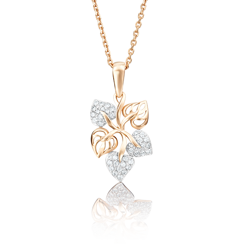 

Кулон из красного золота с фианитом PLATINA jewelry 03-2162-00-401-1110-24, 03-2162-00-401-1110-24