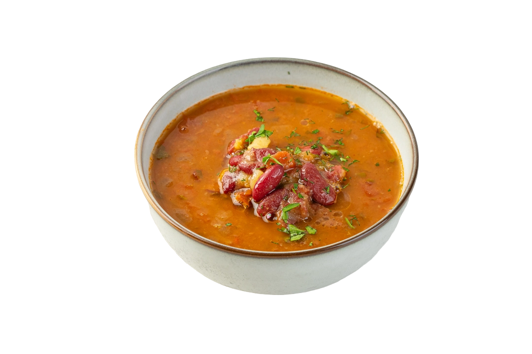 

Суп ВкусВилл Грузинский из фасоли с овощами 270 г