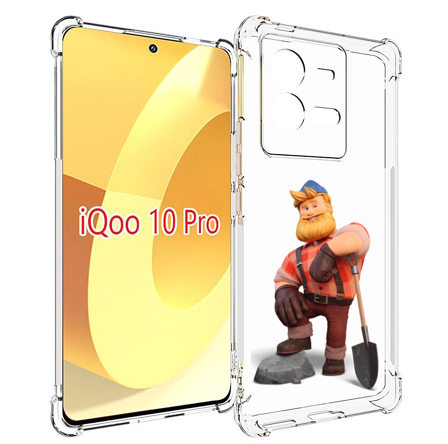 

Чехол MyPads FarmVille-2 для Vivo iQOO 10 Pro, Прозрачный, Tocco