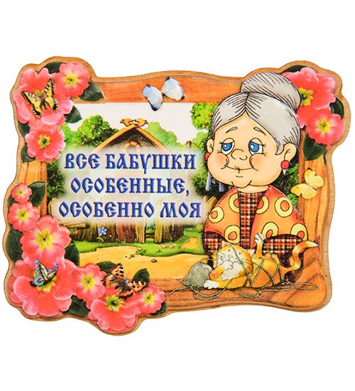 

Магнит Все бабушки особенные, особенно моя МТ-61/1 113-7011195