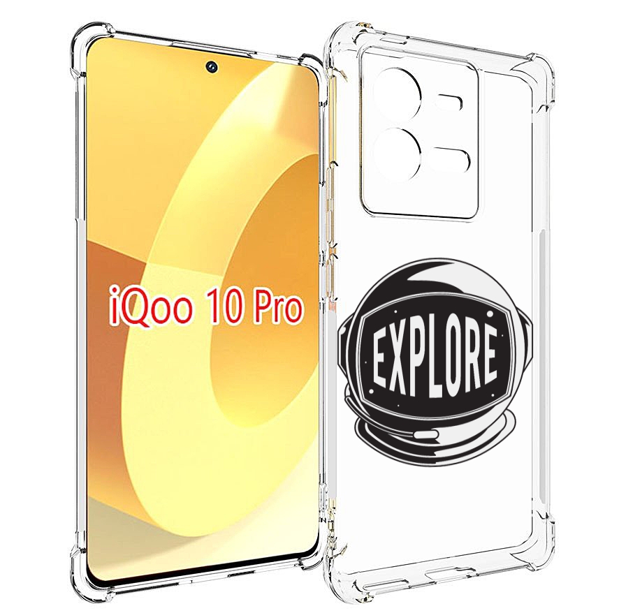

Чехол MyPads Explore для Vivo iQOO 10 Pro, Прозрачный, Tocco