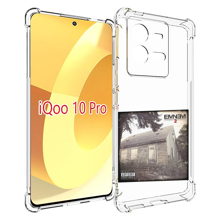 

Чехол MyPads Eminem THE MARSHALL MATHERS LP 2 для Vivo iQOO 10 Pro, Прозрачный, Tocco
