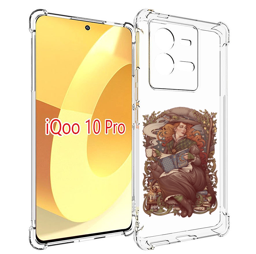 

Чехол MyPads Женские_126 для Vivo iQOO 10 Pro, Прозрачный, Tocco