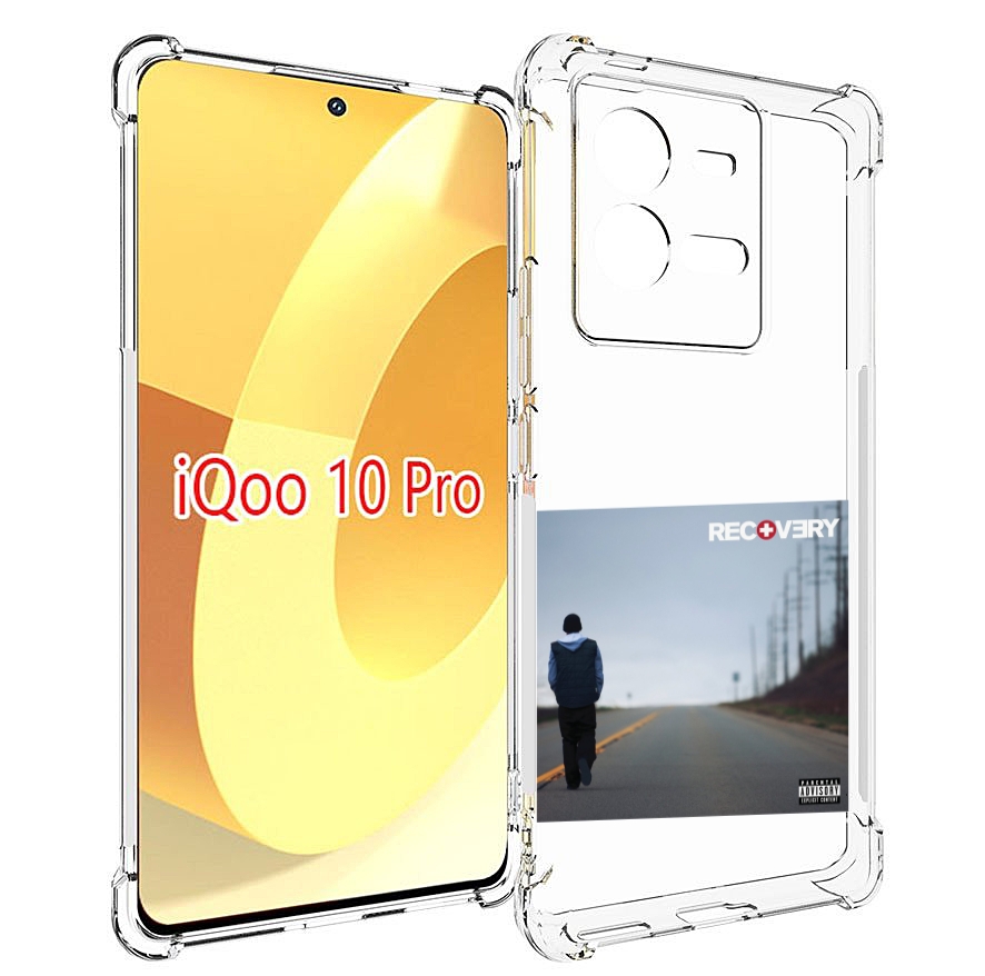 

Чехол MyPads Eminem RECOVERY для Vivo iQOO 10 Pro, Прозрачный, Tocco