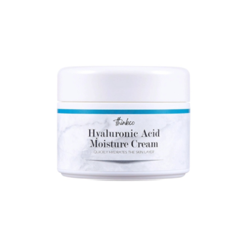 Крем Thinkco увлажняющий с гиалуроновой кислотой Hyaluronic acid moisture cream 50мл увлажняющий тонер с гиалуроновой кислотой thinkco hyaluronic acid moisture toner