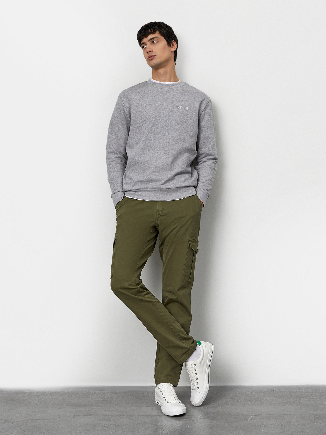 

Брюки мужские Just Clothes 000000474 хаки 52 RU, 000000474