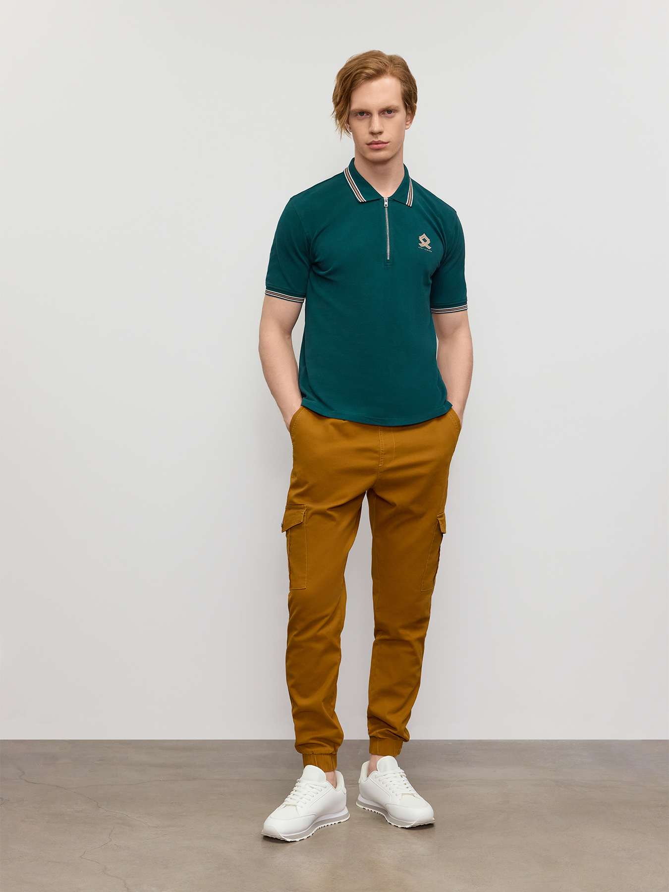 

Брюки мужские Just Clothes 000000473 коричневые 52 RU, Коричневый, 000000473
