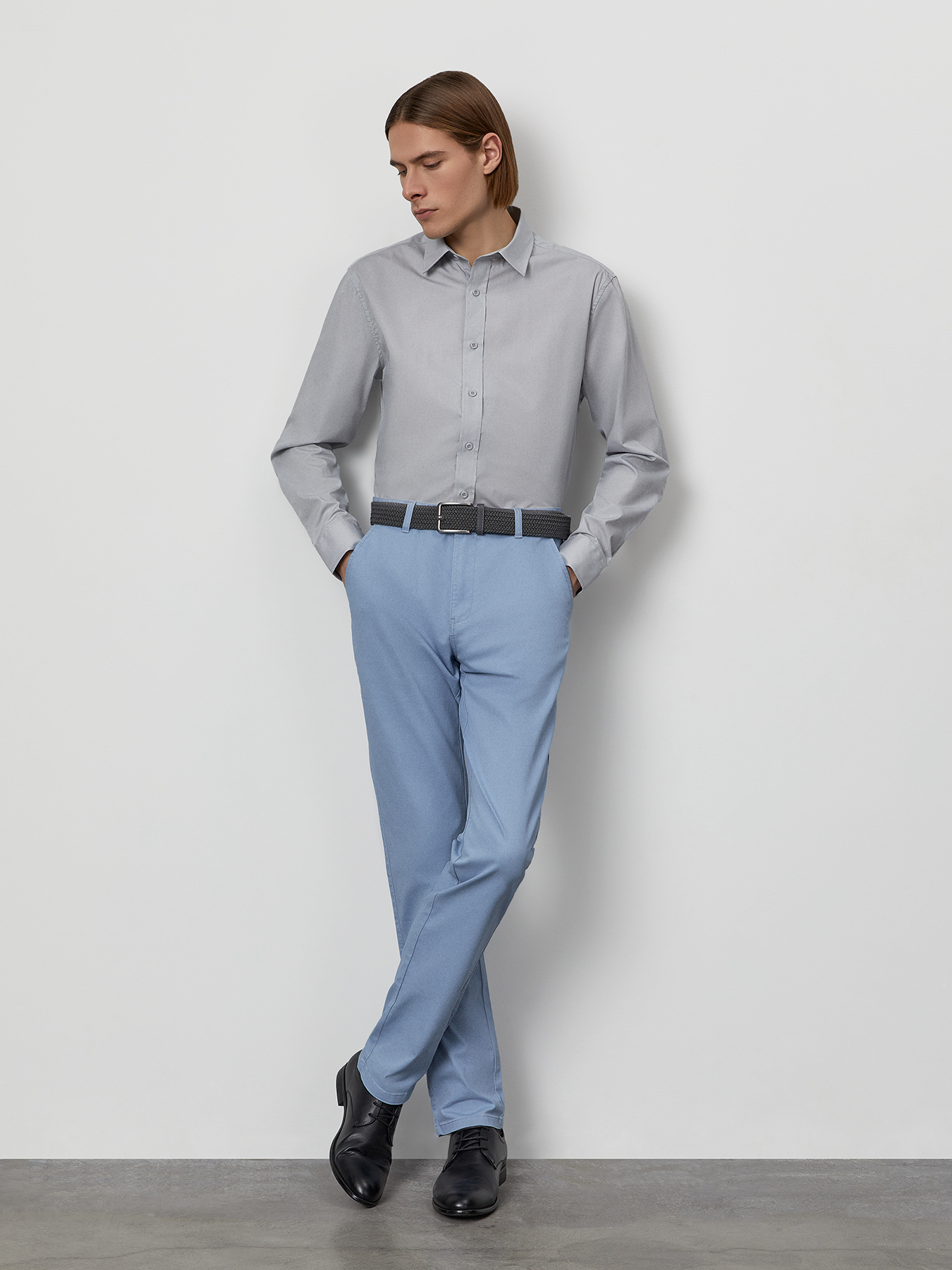 

Брюки мужские Just Clothes 454492 голубые 50 RU, Голубой, 000000472