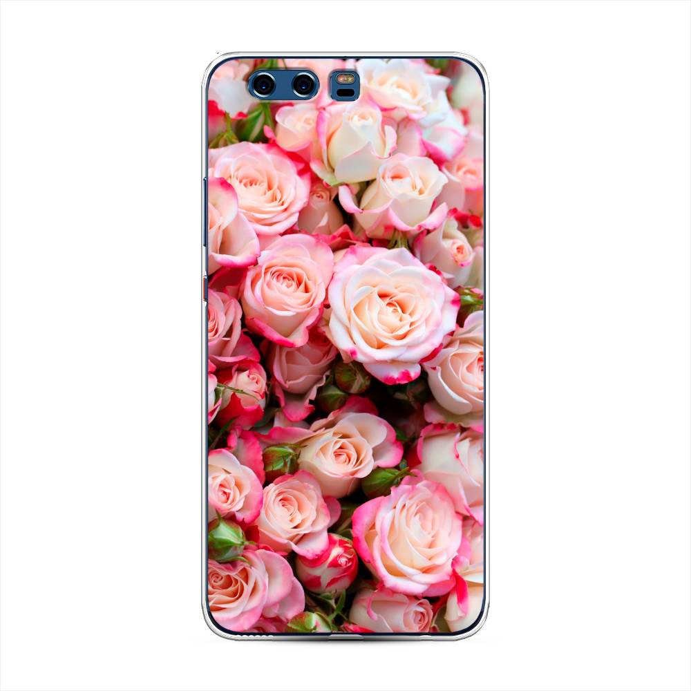 

Чехол для Huawei P10 Plus "Много роз", Розовый, 62350-2
