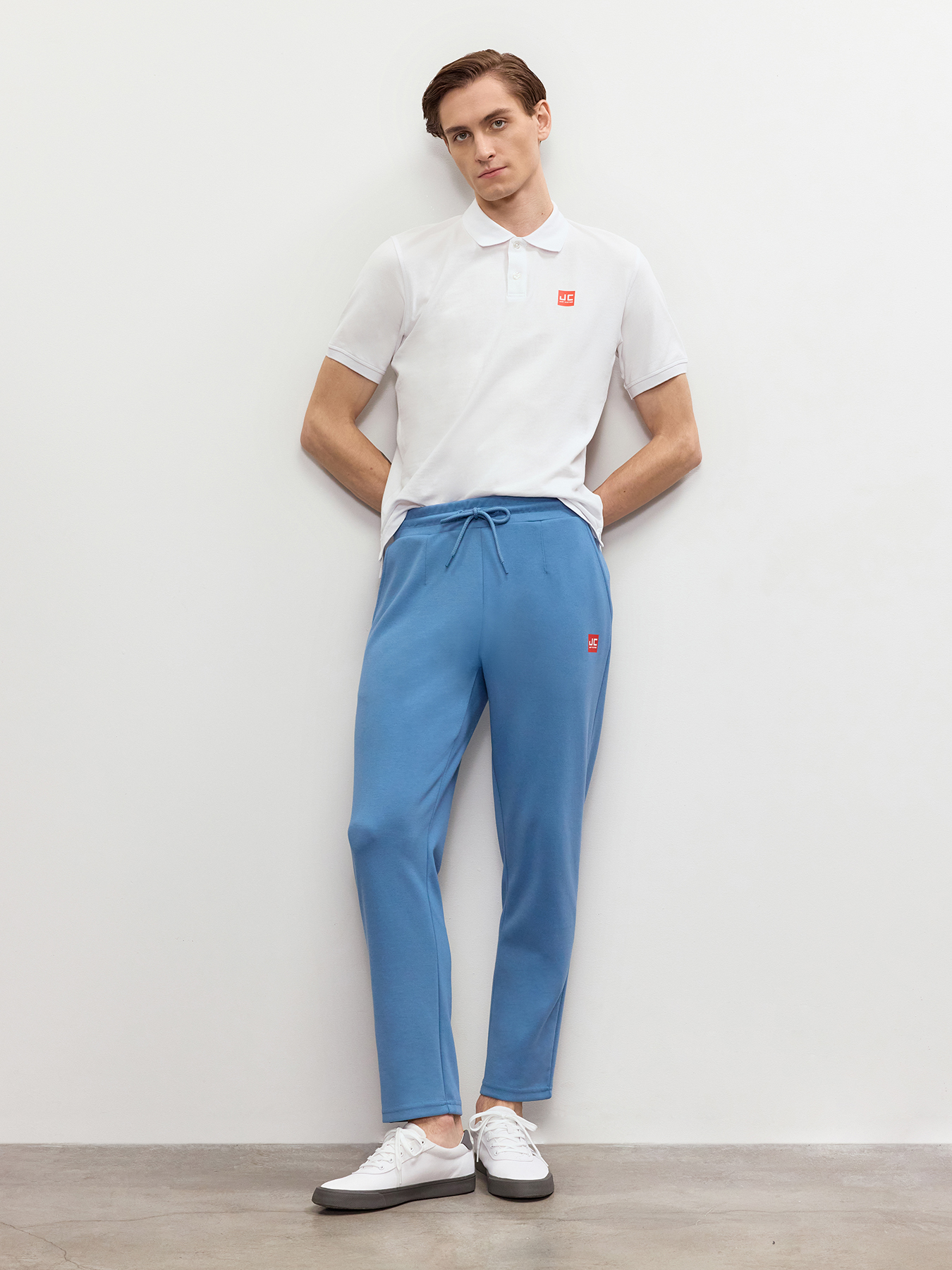

Спортивные брюки мужские Just Clothes 000000462 голубые 50 RU, Голубой, 000000462
