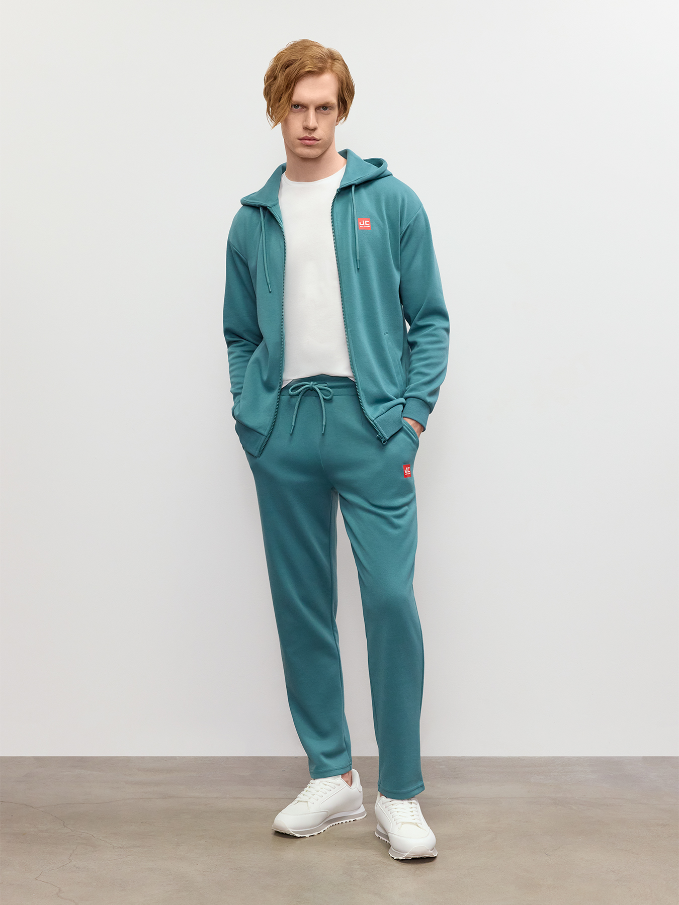 

Спортивные брюки мужские Just Clothes 000000462 зеленые 52 RU, Зеленый, 000000462