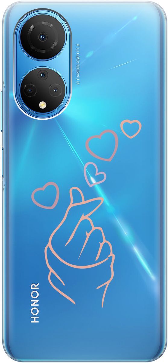 Силиконовый чехол на Honor X7 