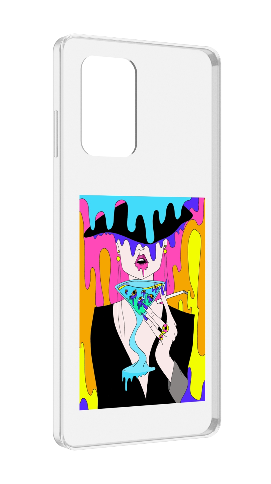 

Чехол MyPads плавленая девушка акварель женский для ZTE Blade A72 / ZTE Blade V40 Vita, Прозрачный, Tocco