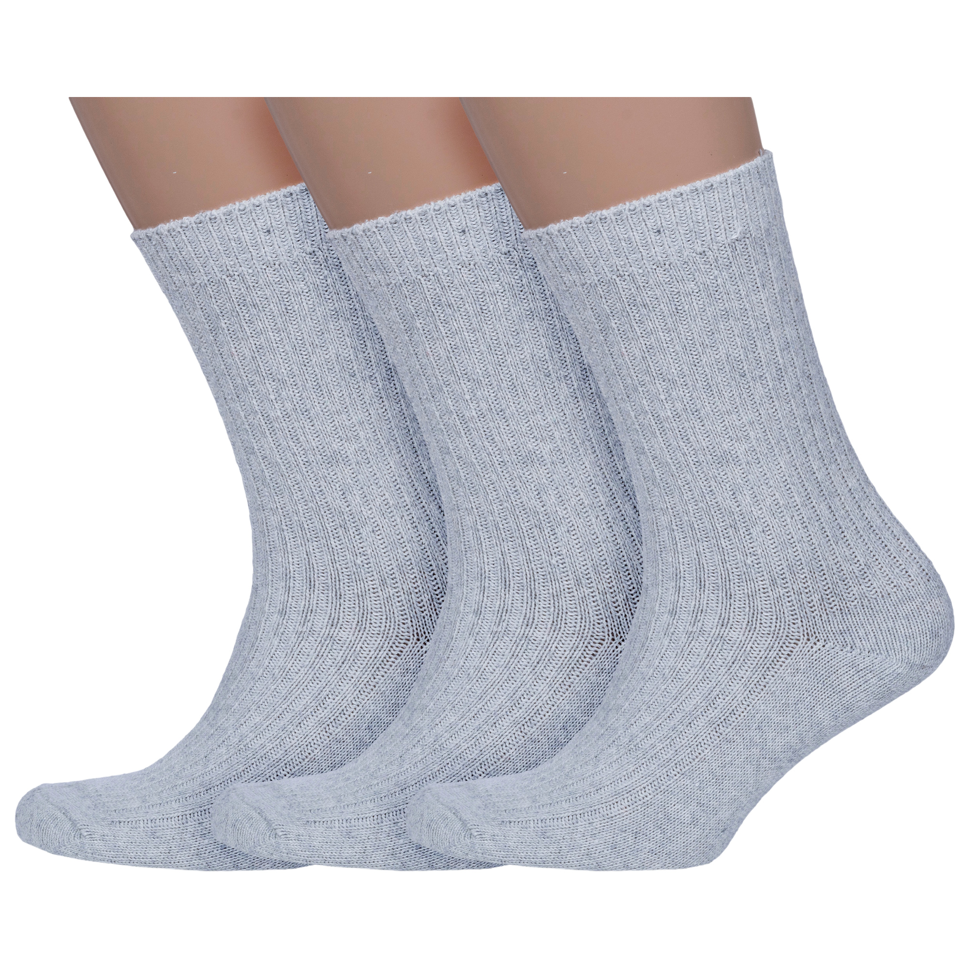 Комплект носков мужских Hobby Line 3-6258 серых one size