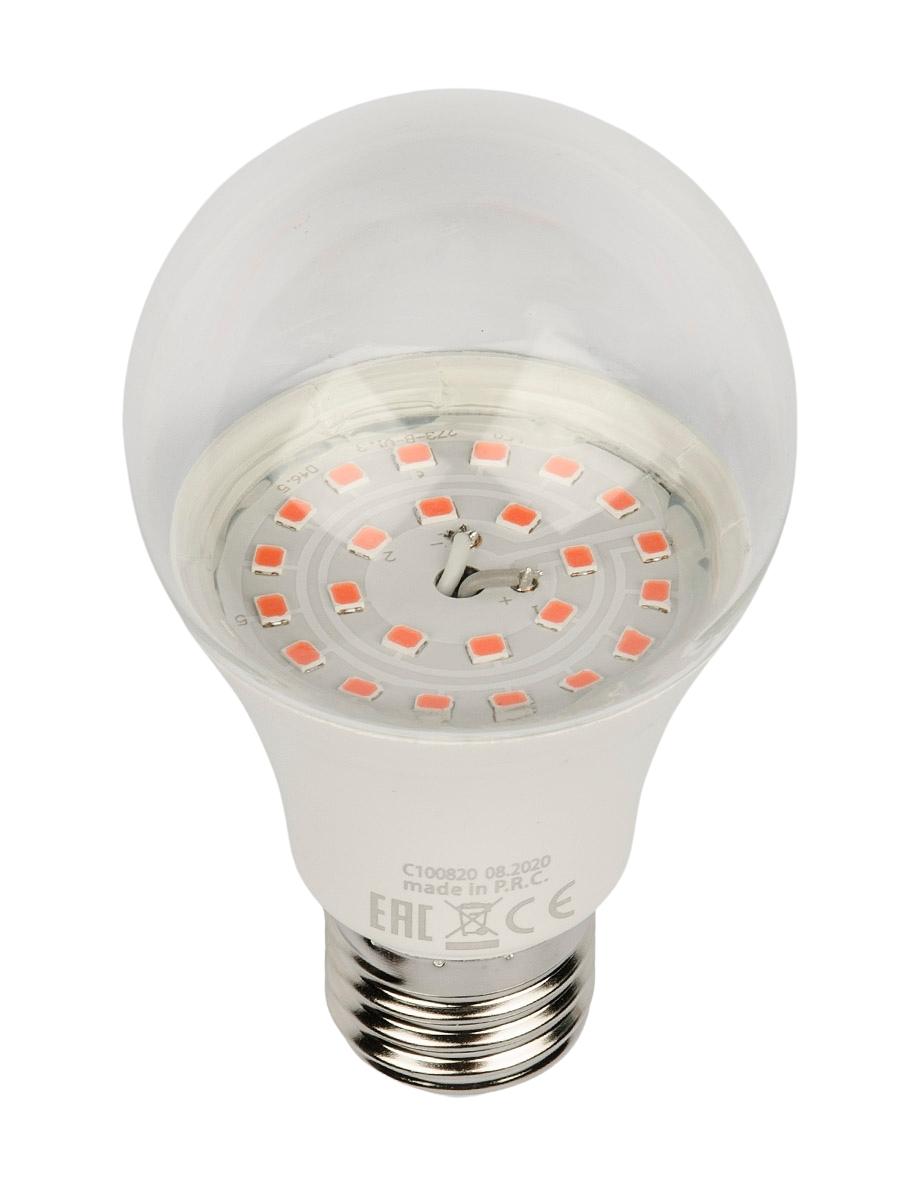 Лампа светодиодная для растений (09645) E27 9W LED-A60-9W/SP/E27/CL