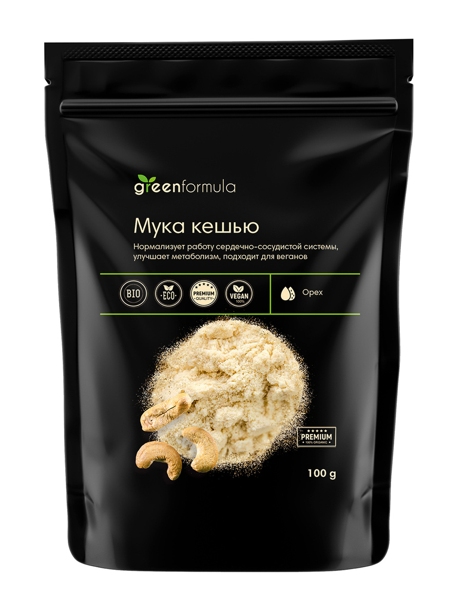 

Ореховая мука GreenFormula "Кешью", 100 г
