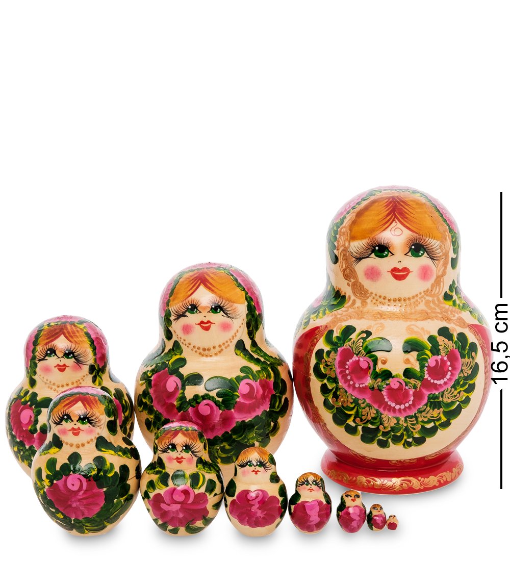 

Матрешка Народные промыслы Розовые узоры, Многоцветный, AT2135466