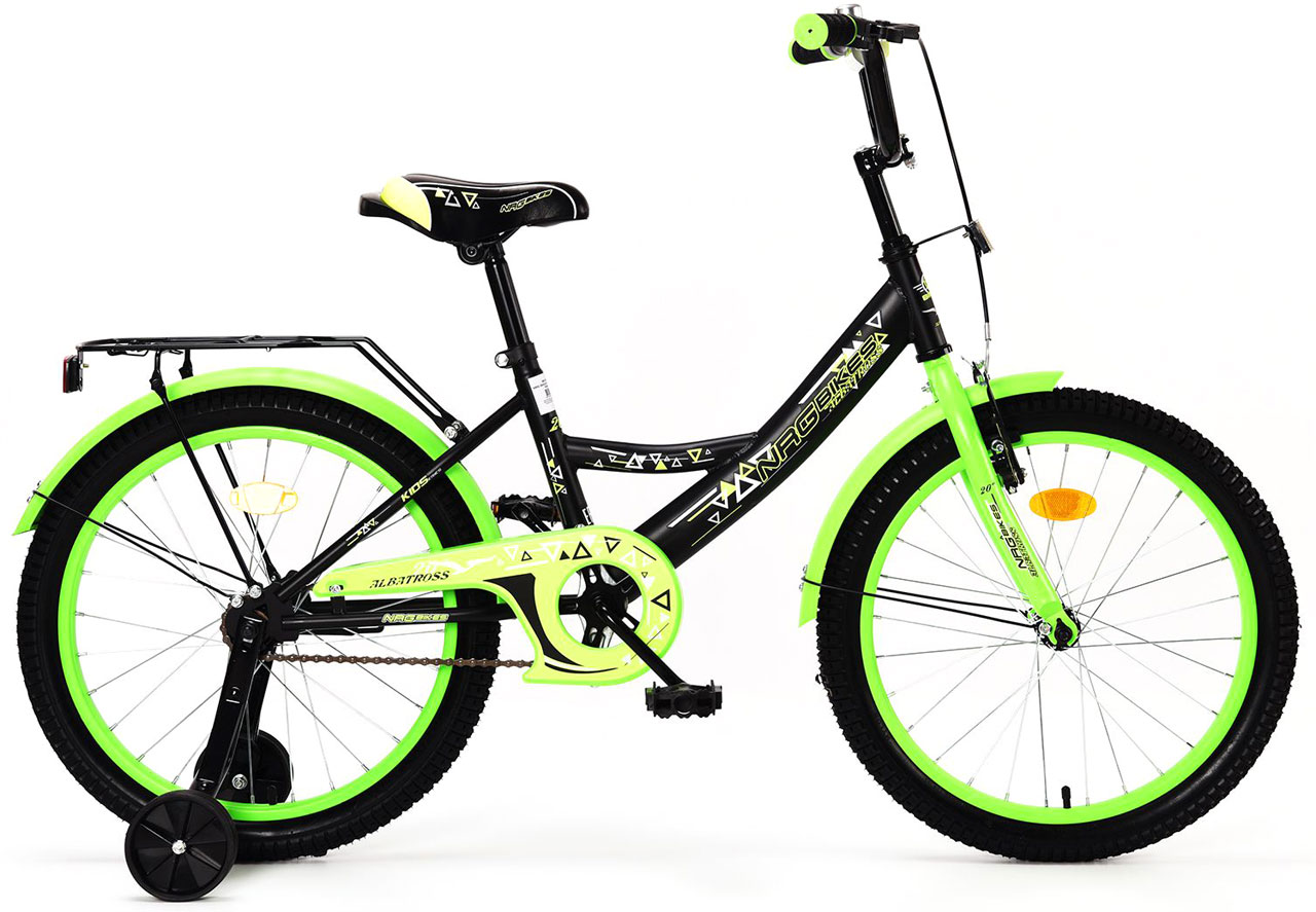 фото Велосипед детский nrg bikes albatross 20 black/green