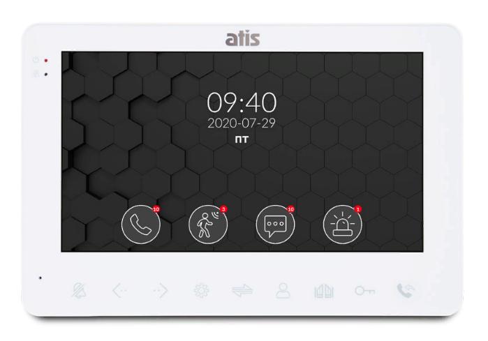 Видеодомофон ATIS AD-780FHD White