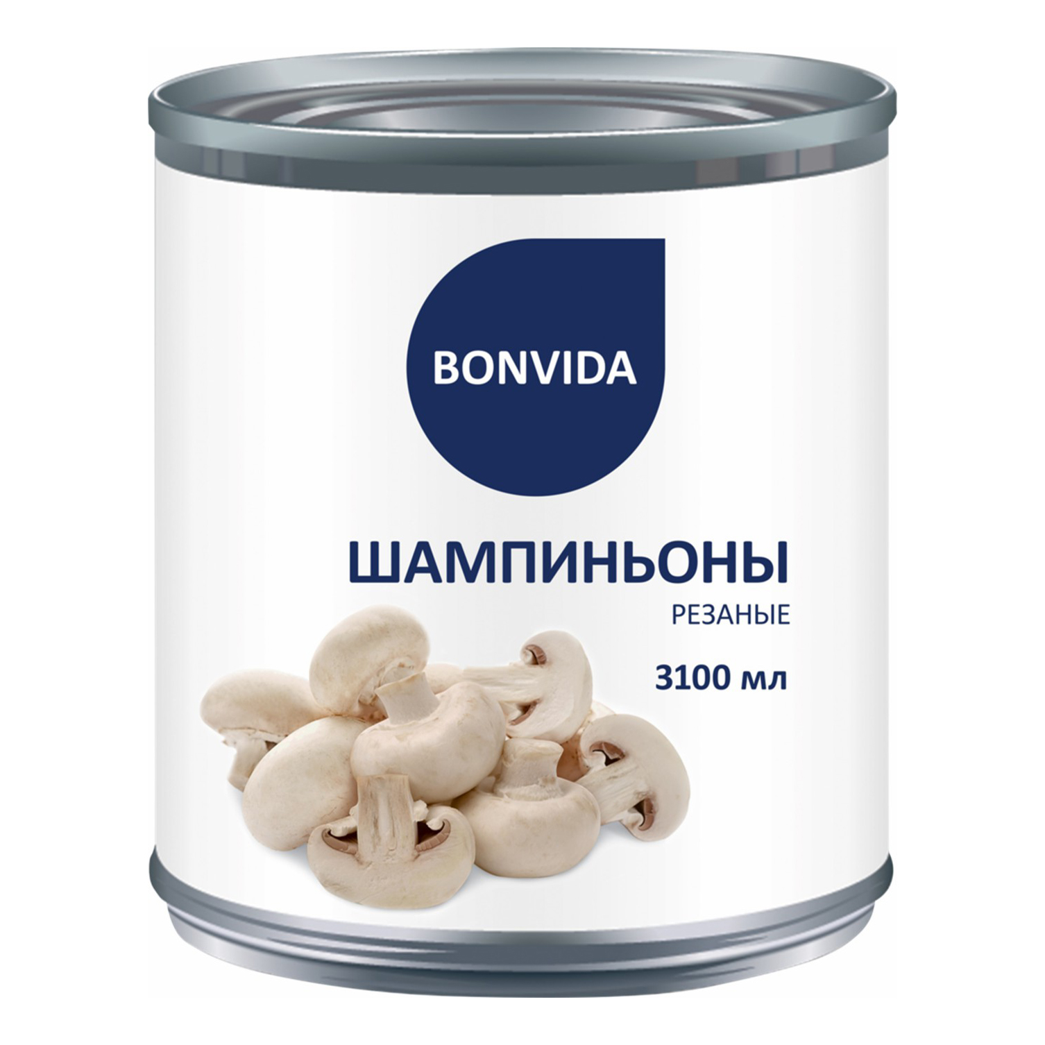 фото Шампиньоны bonvida резаные 3100 мл