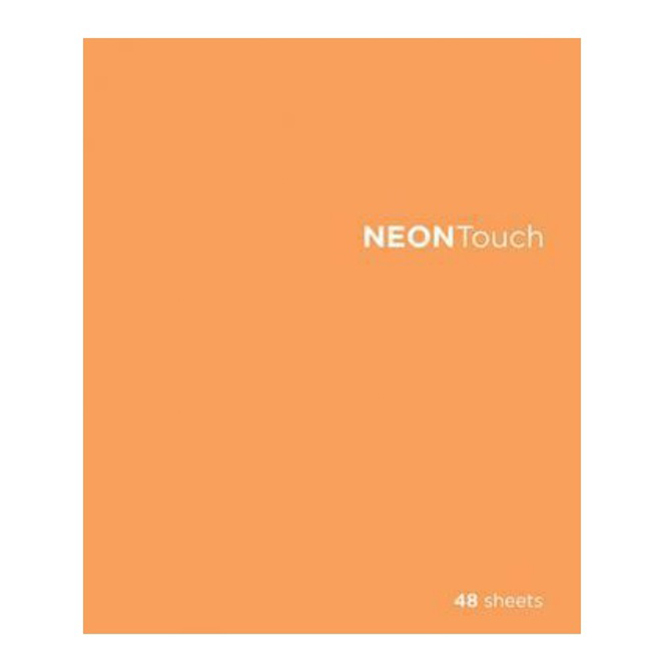 

Тетрадь общая ПЗБМ Neon Touch 48 листов А5 скрепка в клетку