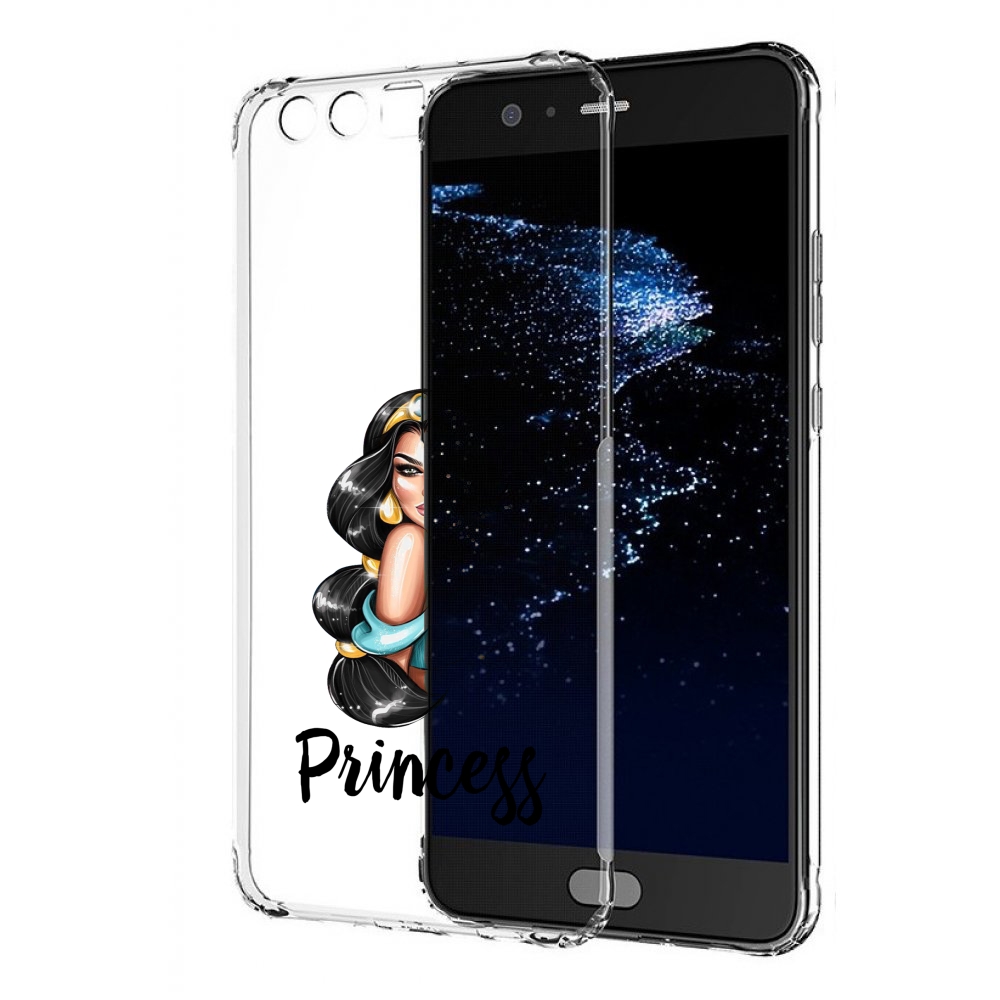 Чехол бампер MyPads Принцесса-Жасмин женский для Huawei P10 Plus