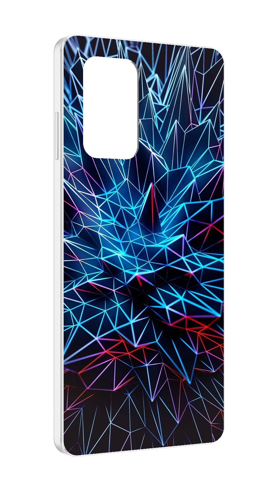 Чехол MyPads неоновая-абстракция для ZTE Blade A72 / ZTE Blade V40 Vita