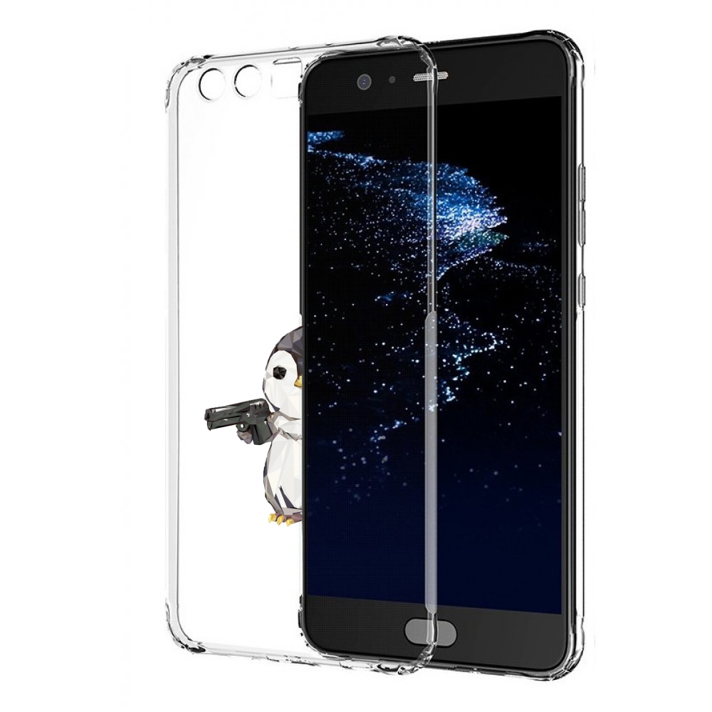 

Чехол бампер MyPads Пингвин детский для Huawei P10 Plus противоу, Прозрачный, Tocco