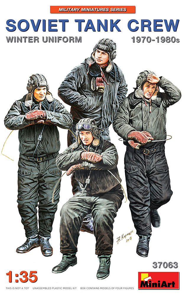 

Сборная модель 37063 MiniArt 1/35 Советский Танковый Экипаж 1970-80е. в Зимней Униформе