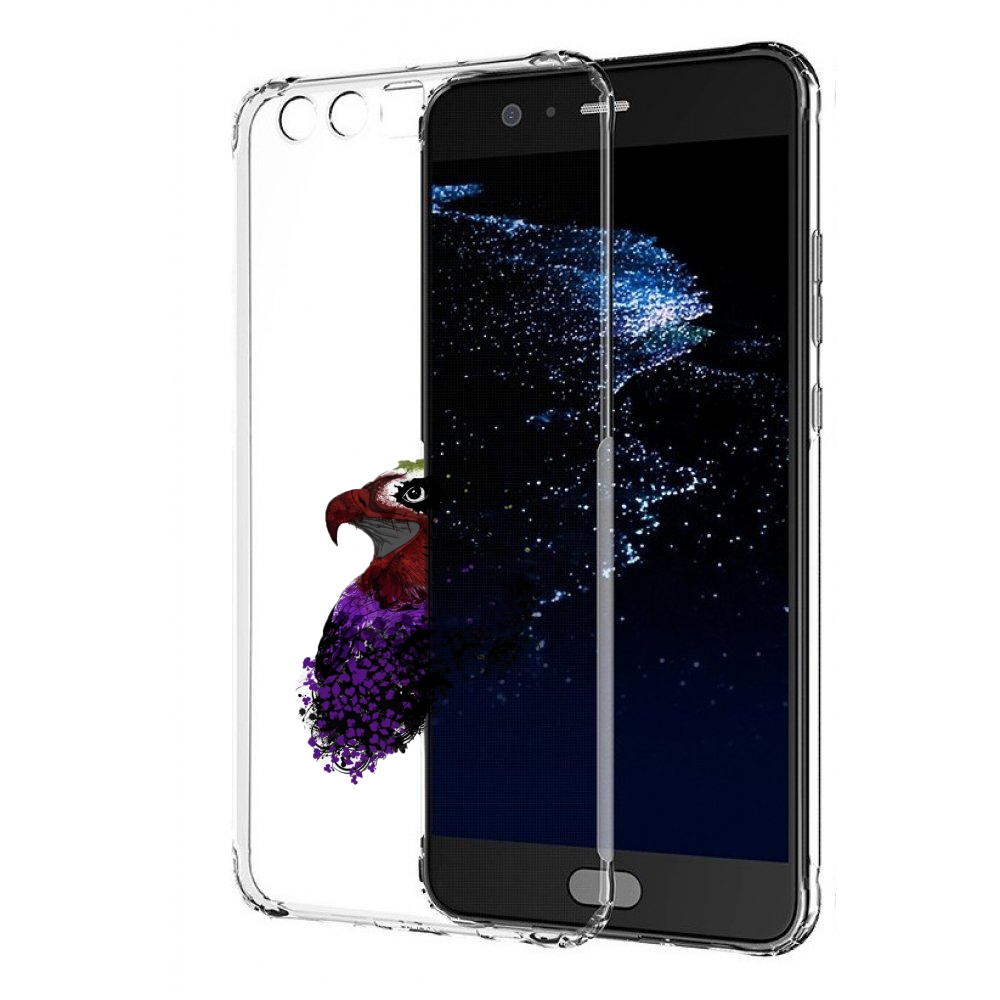 

Чехол бампер MyPads Орел для Huawei P10 Plus противоударный, Прозрачный, Tocco
