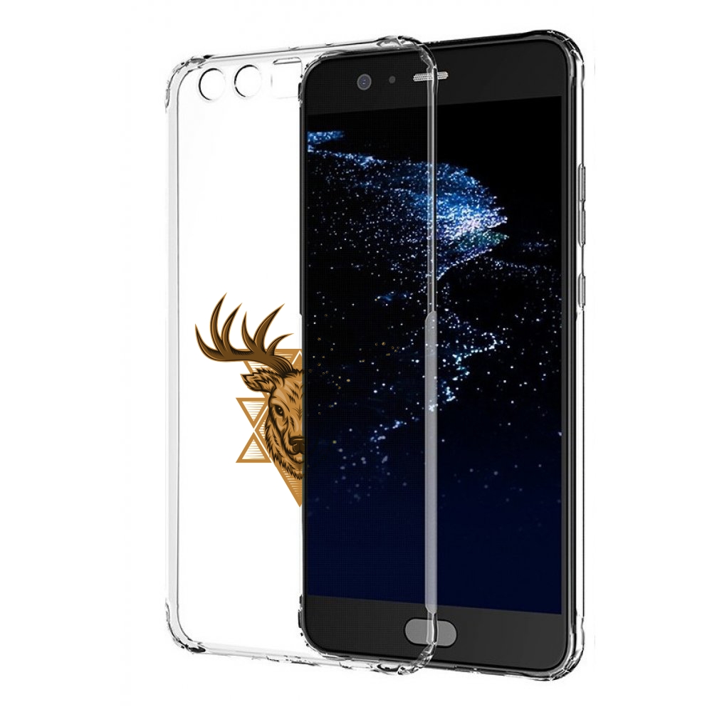 

Чехол бампер MyPads Олень для Huawei P10 Plus противоударный, Прозрачный, Tocco
