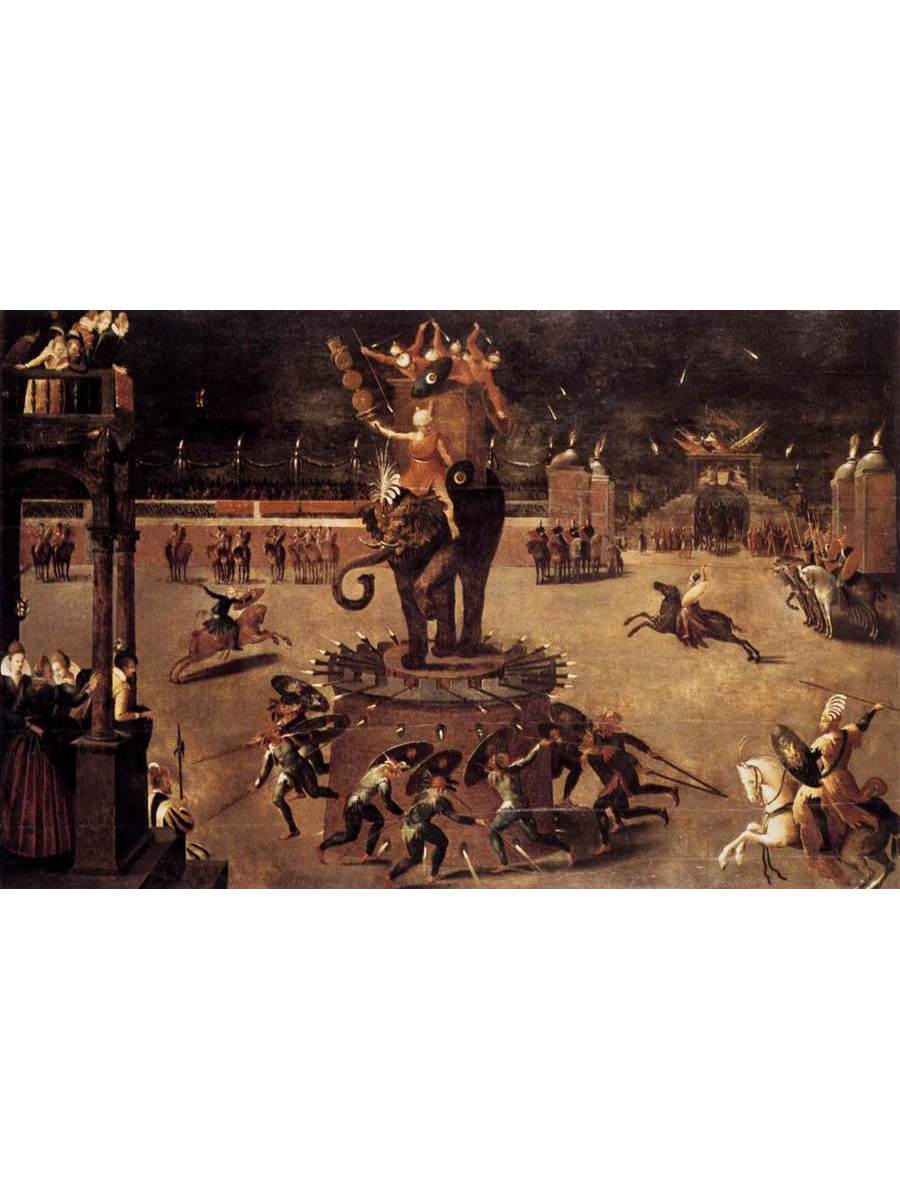 

Постер DRABS A2 Карон Антуан Merry-go-round with Elephant