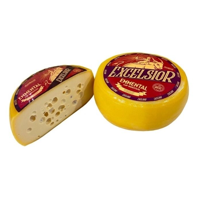 Сыр полутвердый Excelsior Emmental 45 БЗМЖ -350 г 455₽