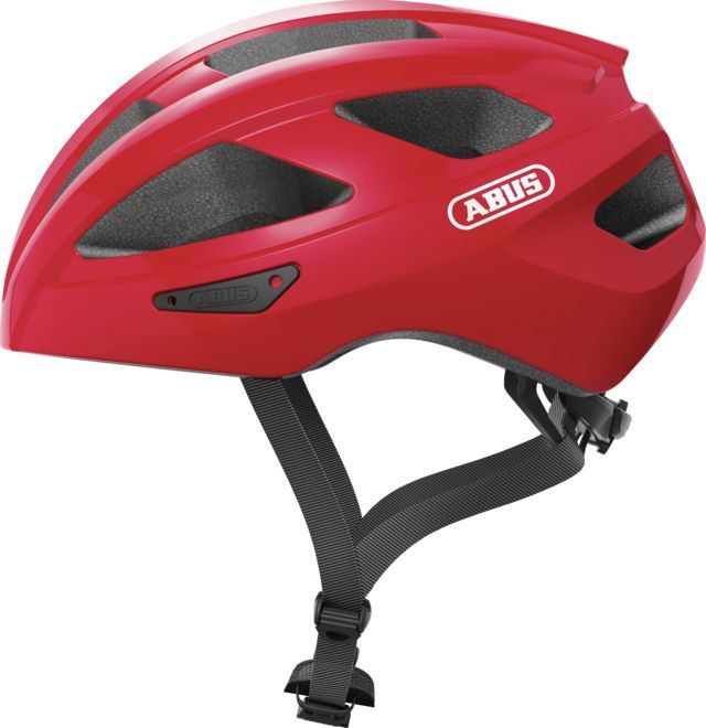 

Велошлем Abus Macator р.L(58-62), blaze red, Черный;красный, Macator