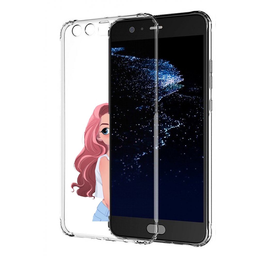 

Чехол бампер MyPads Мультяшный-арт-девушки женский для Huawei P1, Прозрачный, Tocco