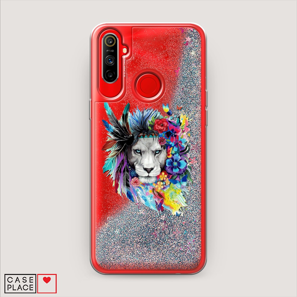 

Чехол Awog на Realme C3 "Гавайский лев", Разноцветный, 253091-1