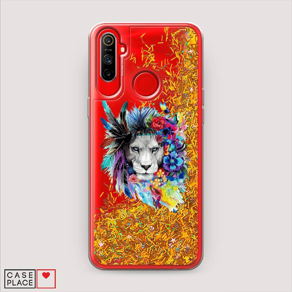 

Чехол Awog на Realme C3 "Гавайский лев", Разноцветный, 253090-1