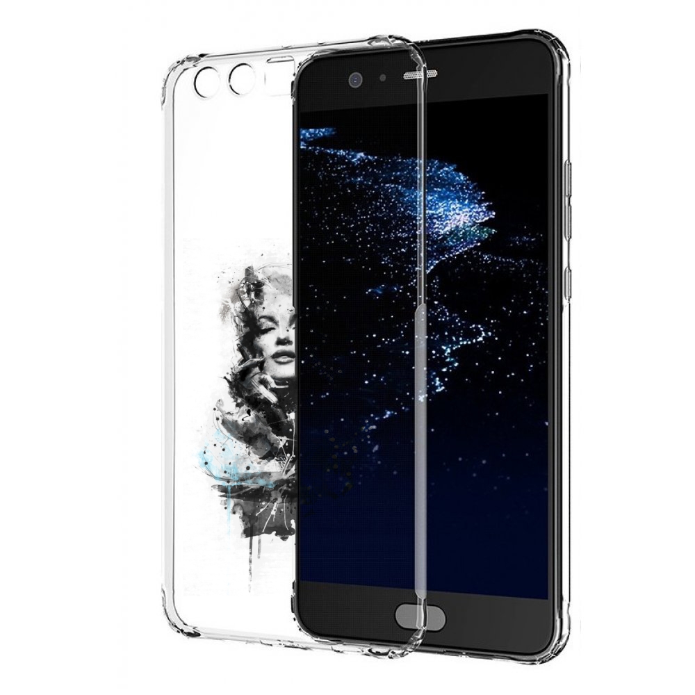 

Чехол бампер MyPads Мерлин Монро загадочная женский для Huawei P, Прозрачный, Tocco