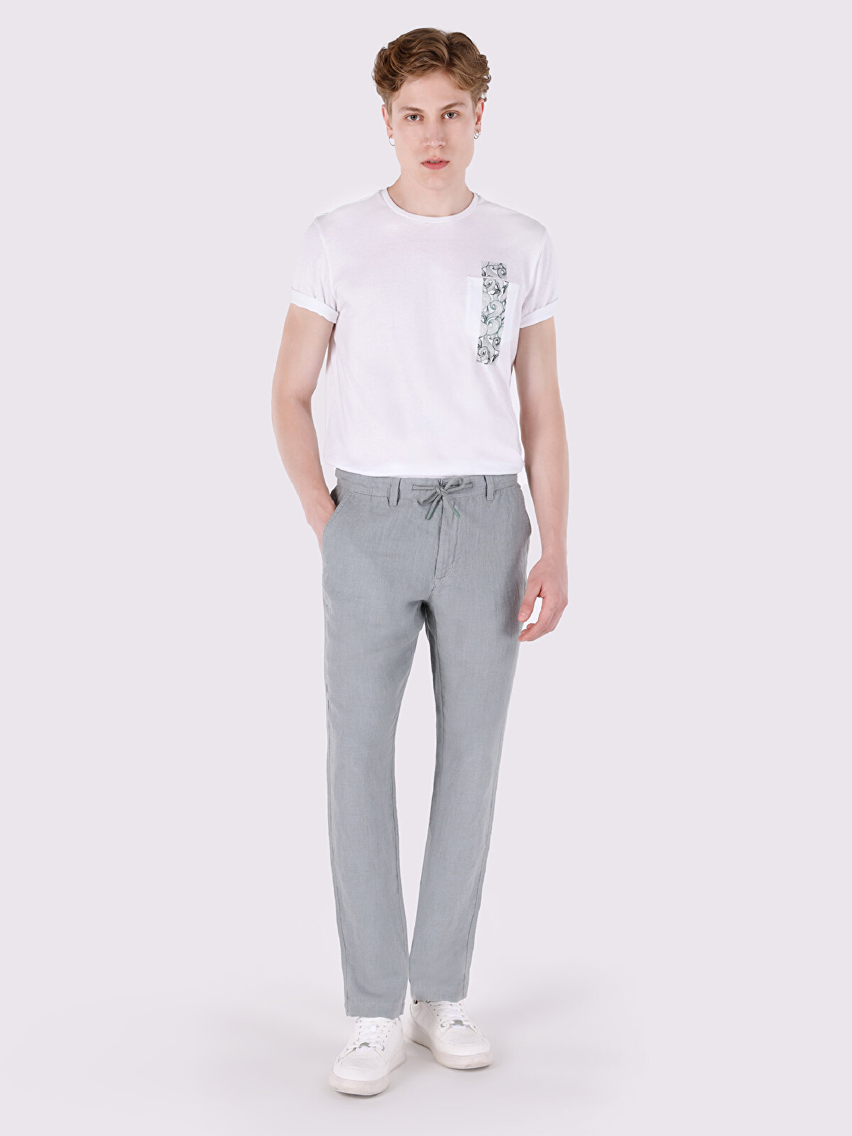 

Брюки мужские COLIN'S CL1063619_Q1.V1 голубые 34/34, Серый, CL1063619_Q1.V1
