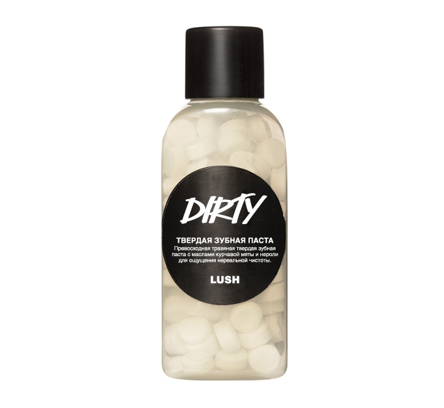 фото Твердая зубная паста lush dirty