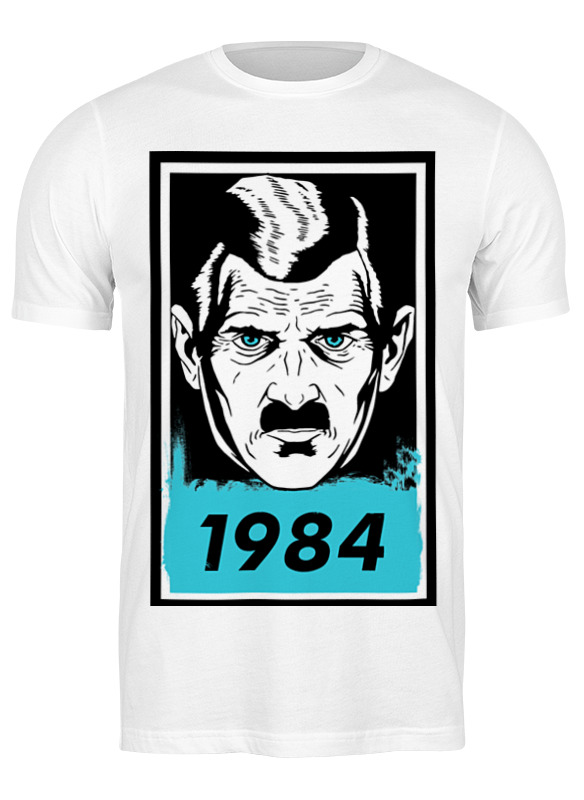 

Футболка мужская Printio 1984 big brother 0874308 белая M, Белый, 1984 big brother 0874308