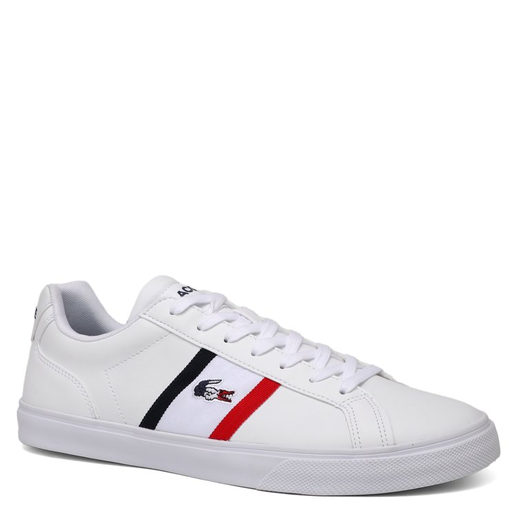 

Кеды мужские Lacoste 745CMA0055 белые 44 EU, Белый, 745CMA0055